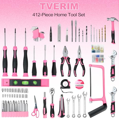 412 Piece Tool Set, Home Repair & Auto Tool Kit with Storage Organizer - view 2