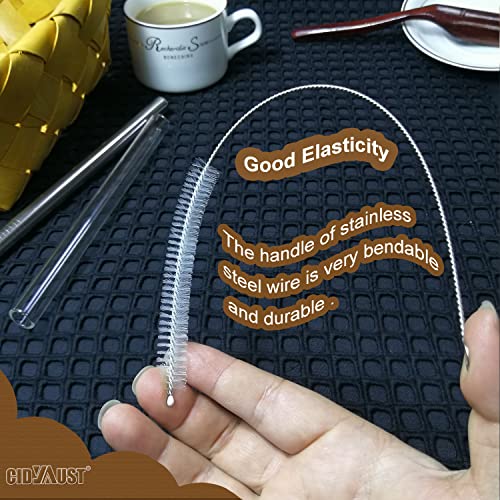 Straw Cleaner Brush for Stanley Extra Long 12 inch, Extra Wide 12mm diam Straw Brushes for 40/30/20 oz Stanley Mug, Straw Cleaning Brush for Tubes, Water Cup, Extra Long Straw Brush Set 10 Pack - view 6