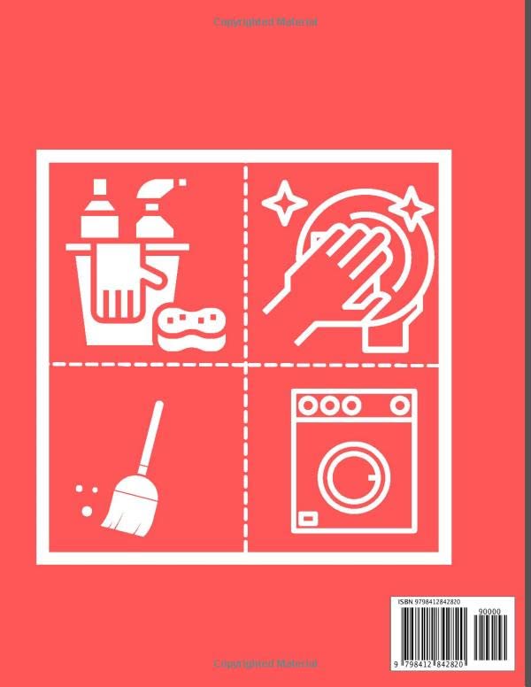 Daily, Weekly and Monthly Cleaning Planner 2022 Notebook: Plan out Household business using checklists. Discover the easy way to clean up, set tasks and goals, and... space for extra notes... - view 2