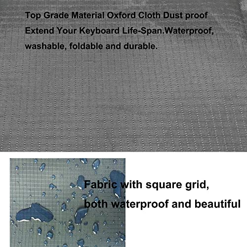 Computer Monitor Dust Cover Anti-Static Dustproof Protective Cover for LCD/LED/HD Panel Case Computer Sleeve Compatible with PC, Desktop and TV (24inch,Black) - view 3