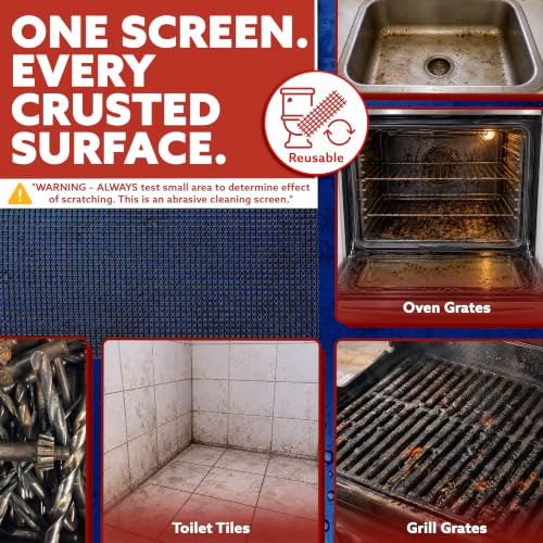 Flexi-Scour, Flexible Scrubbing Screen, Grills, Rust, 24-Pack - view 3