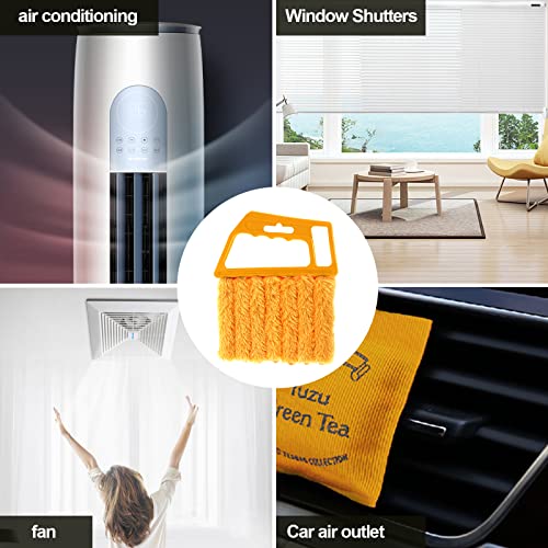 2Pcs Window Venetian 7 Finger Dusting Cleaner Tool and 1Pc Window Blind Cleaner Duster Brush Hand-Held Window Shutters Venetian Shades Brush for Air Conditioner Duster Dirt - view 4