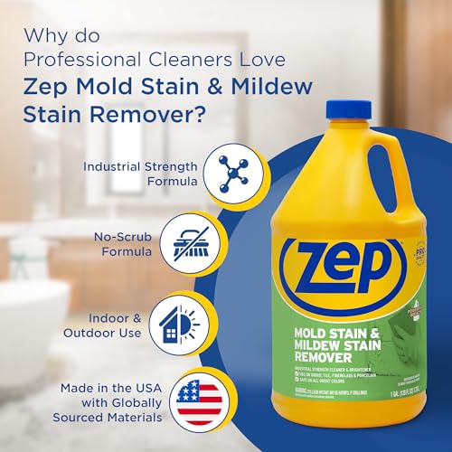 Mold Stain and Mildew Stain Remover 1 Gallon (Case of 2) ZUMILDEW128 - Professional Strength No Scrub Formula - view 2