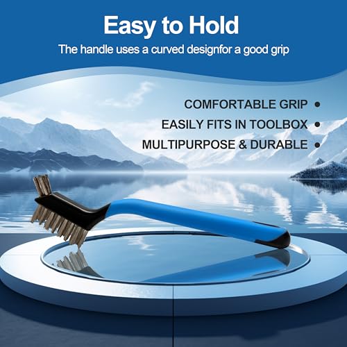Mini Wire Brush Set 6Pcs with Stainless Steel Wire - view 5