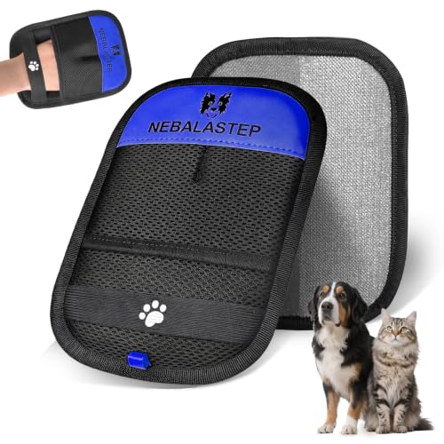 Pet Hair Remover Gloves Brush for Dogs & Cats,Electrostatic Reusable Pet Hair Remover Tool for Laundry,Clothing,Couch,Carpet,Car Seat,Upgraded Animal Fur Removal Tool