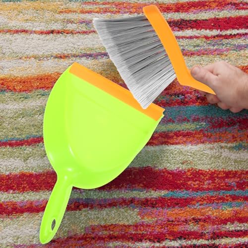 Mini Hand Broom and Dustpan Set, PP Desktop Cleaning Tool for Crumbs - view 7