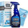 Bryson Screen Cleaner Spray and Wipe Kit - Safe for LED, LCD, OLED, Smart TV, Monitor, Laptop, Computer, Car Display - 16oz with Microfiber Cloth