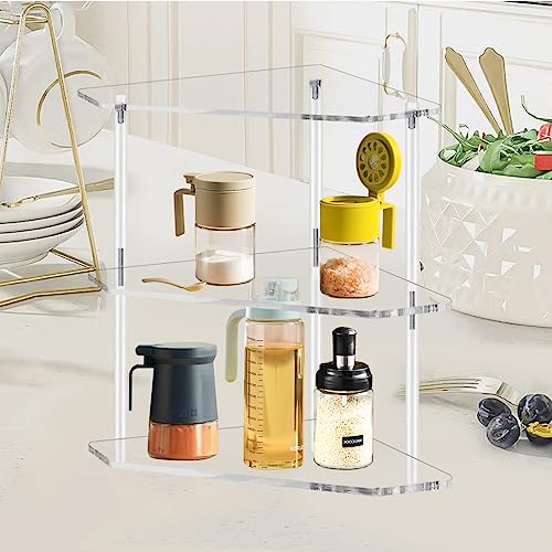 Corner Shelf, 2 Tier Bathroom Counter Organizer Acrylic Organizer - view 6