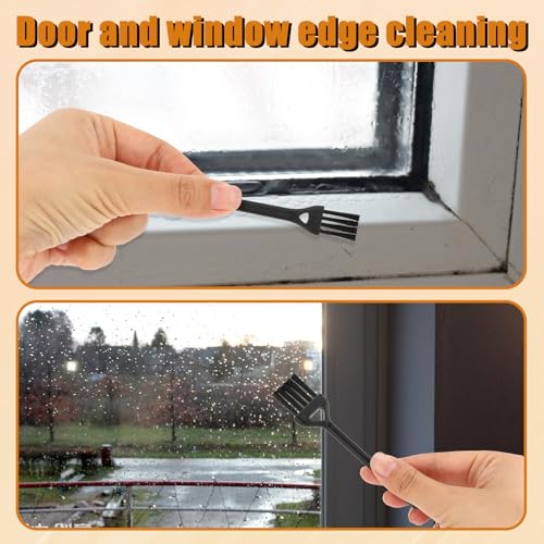 6 Pcs Mini Keyboard Cleaning Brushes Computer Brush Portable Cleaning Kit Antistatic Small Cleaner Multi-Function Brush Dust Clean Brushes for Camera Narrow Spaces (Black) - view 5