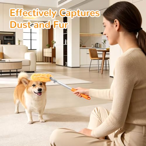 6 ft Extendable Duster Handle with 50 Refills, Compatible with Swiffer - view 5