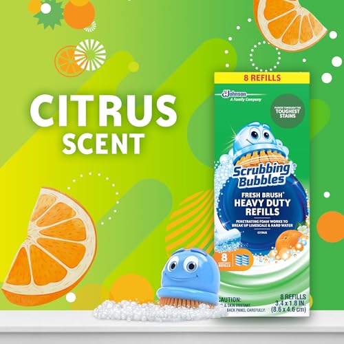 Fresh Brush Heavy Duty Toilet Cleaner Refills, 8 Count - view 5