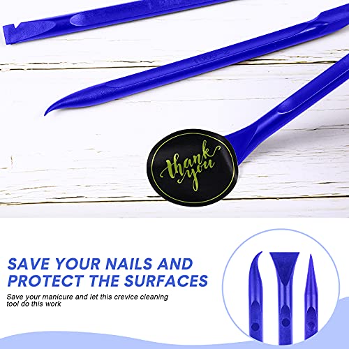 9 Pcs Cleaning Scraper Tool Detailing Picks Non Scratch, Black - view 6