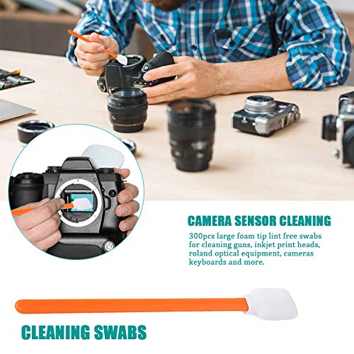  5.11" Foam Cleaning swabs,lint Free Foam Swab,for Electronics, Cameras, Optical Lenses or Inkjet Printers,DTF Printhead Cleaning（50pcs） - view 5
