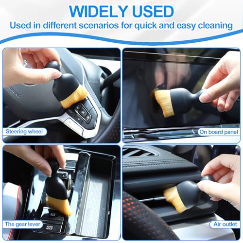 6 Pack Car Cleaning Supplies – Car Duster Interior & Brush Interior & Cleaning Gel, Car Detailing Cleaning Kit for Cars, Trucks, SUVs & RVs - view 4