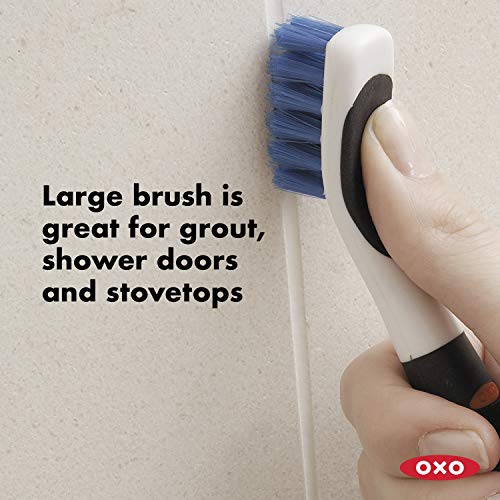 Good Grips Deep Clean Brush Set, Orange, Blue - view 3