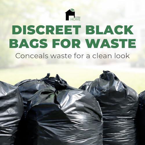 55-60 Gallon Contractor Garbage Bags - 2.8 Mil Extra Thick Heavy Duty Trash Bags for Construction, Lawn & Yard Cleanup, Demo & Commercial Use - Made in USA - Extra Large, 38x53" - 50-Count - view 2