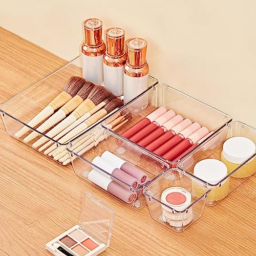 22-Piece Drawer Organizer with Non-Slip Silicone Pads, 5-Size - view 2
