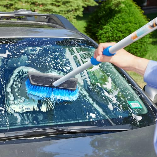Hydropower 10" Soft Brush with Squeegee, Blue - view 3