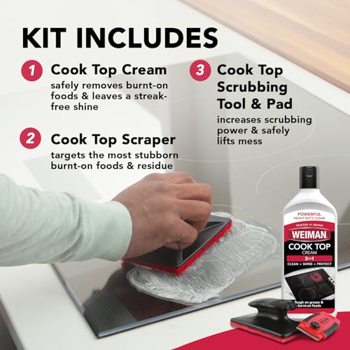 Glass & Ceramic Cooktop, Stove Top & Oven Cleaner Kit - view 3