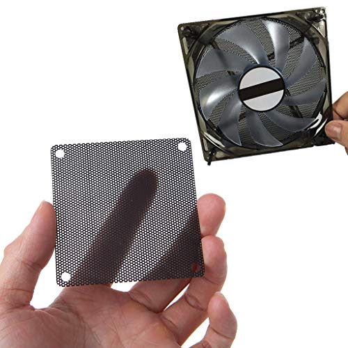 PVC Fan Dust Filter PC Dustproof Case Cuttable Computer 70mm Mesh Black - view 2