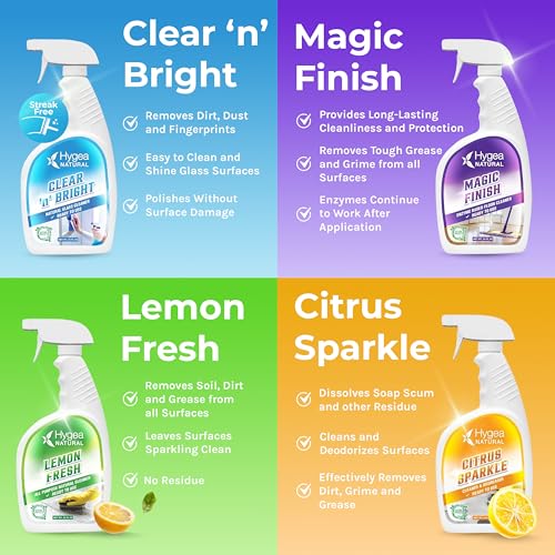 Eco Friendly Cleaning Starter Kit, 4-Pack 24oz - view 4