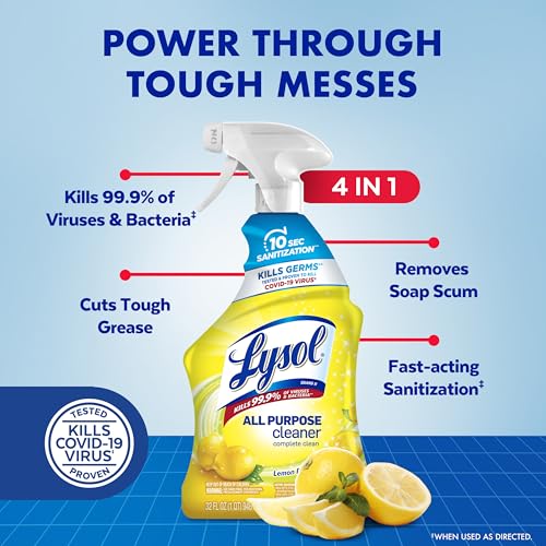 All Purpose Cleaner Spray, Lemon, Mango & Lavender, 32oz, 4 Pack - view 2
