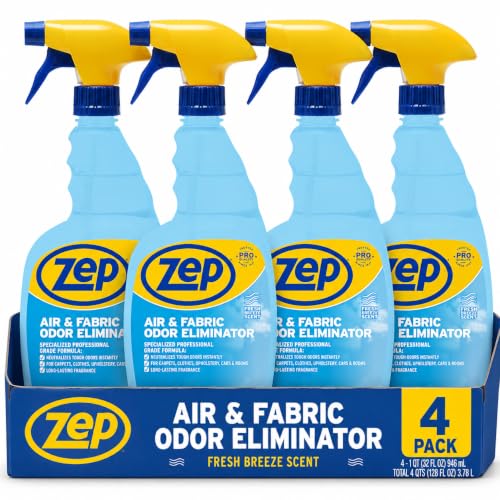 Air and Fabric Odor Eliminator - 32 oz (Case of 4) ZUAIR324 - Neutralizes Strong Odors in Your Home, Office and Business