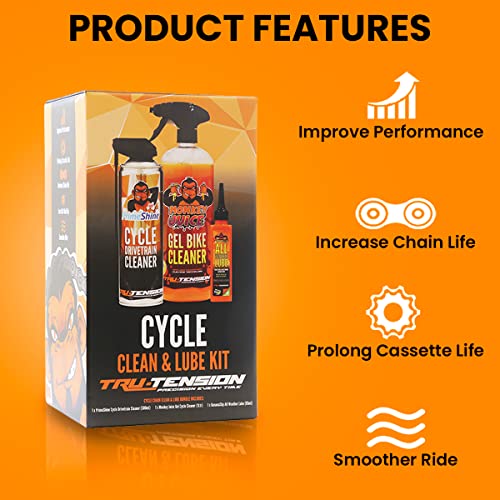 Bicycle Chain Cleaner and LUBE Bundle Weather Suitable – PROLONG Components Life Remove Dirt Long-Lasting Bike Chain Cleaner - view 2