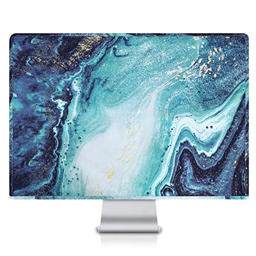 Monitor Dust Cover 22, 23, 24, 25 inch Anti-Static Dustproof, Marble - view 2