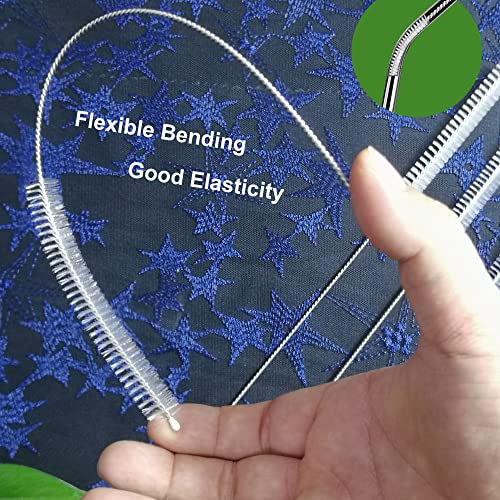 Straw Cleaner Brush Extend 12 inch, Extra Wide 12mm diam Pipe Cleaners, Extra Long Straw Brush for Sippy Cup, Water Bottle and Tubes, Drinking Straw Cleaning brush Set 10 Pack - view 6