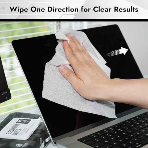 Electronic Wipes Screen Cleaner 70 Count, XL 8x10 Inch - view 4