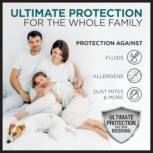AllerZip Waterproof Pillow Protectors, Standard (2 Pack) - view 5