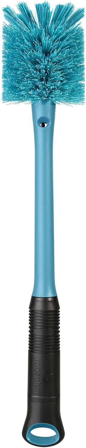 2-in-1 Bottle Brush and Straw Cleaner Brush, Smokey Blue, 1 Pack | Long Handle Water Bottle Scrubbing Brush for Water Bottles, Glasswares, Mugs, Flasks, Tumblers and Kitchen Sink - view 2
