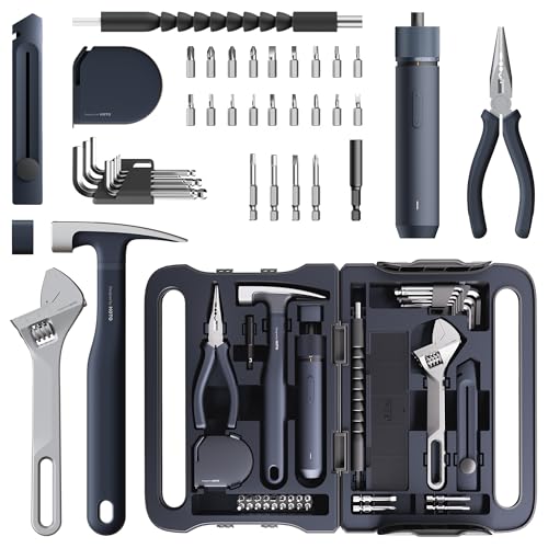 40-Piece Tool Kit for Home Improvement, Household Essentials & DIY
