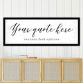 Personalized Custom Quote Canvas Wall Art for Living Room Bedroom Over Bed