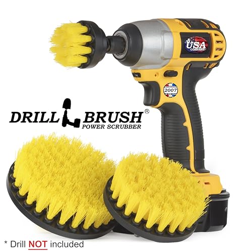 Bathroom Accessories - Flat Scrub Brushes - Grout Cleaner - Shower Scrubber - view 4