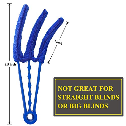 Window Blind Cleaner Duster Brush with 5 Microfiber Sleeves - Blind Cleaner Tools for Window Shutters Blind Air Conditioner Jalousie Dust - view 4