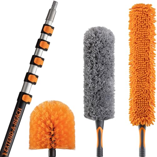 20 Foot High Reach Duster Kit with 4-12 ft Telescopic Extension Pole - view 6