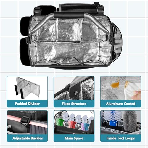 Wearable Cleaning Caddy Organizer with Divider & Support Pad - view 2