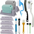 14Pcs Window Track Cleaning Tools, Groove Gap Cleaning Brush Kit