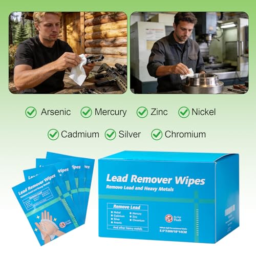 50Pcs Lead Removal Wipes Tissues for Shooting Individual Foil Package - view 5