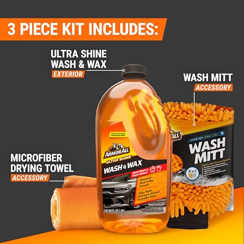 Cleaning Kit, Car Wash Soap, Wash Mitt & Microfiber Towel - view 2