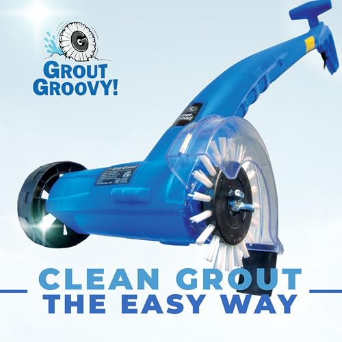 Electric Stand-Up Grout Cleaner | Lightweight Tile Floor Scrubber Machine - view 3