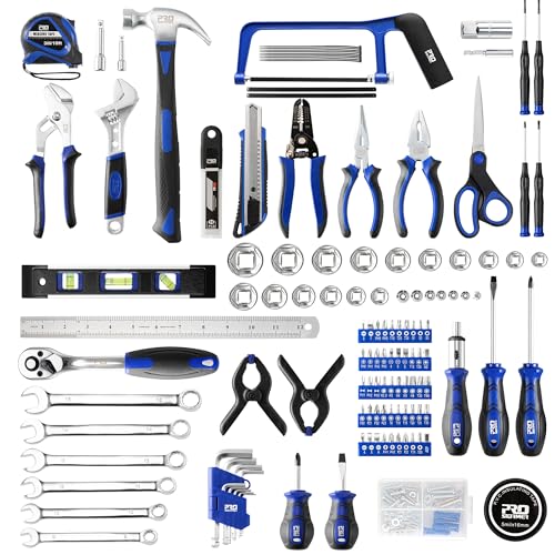 259-Piece Tool Kit, General Household Hand Tool Set, Blue - view 2