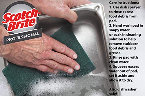 Scotch-Brite General Purpose Scouring Pad 105, 4.5 in x 6 in, 40/Case - view 4