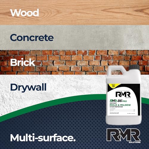 RMR-86 Pro Instant Mold Stain & Mildew Stain Remover - Contractor Grade Cleaning Solution, Professional Quality Formula, Odor Removal, 2.5 Gallon, 2 Pack - view 6