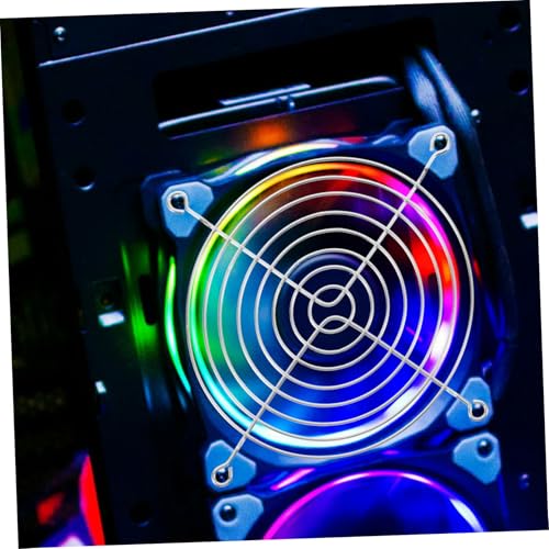 20pcs Computer Case Fan Grill Mesh for Pc Cooling Protective Cover Screws Design for Full Tower Cases and Electronic Fans - view 4