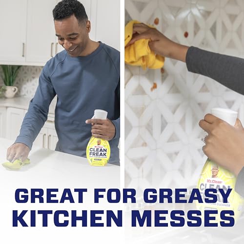 Clean Freak Multi Surface Cleaning Spray, Deep Cleaning Mist Starter Kit and Refill Bundle, Lemon Zest Scent, 64 fl oz - view 4