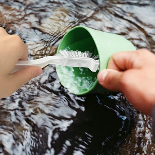 2pcs 2 in 1 Groove Crevice Cleaning Brush Window Track Cleaning Tools,Multifunction Grout Cleaner Tool Crevice Cleaning Brush with Hidden Scraper for Sliding Door Track,Window Sill,Window Seal - view 7
