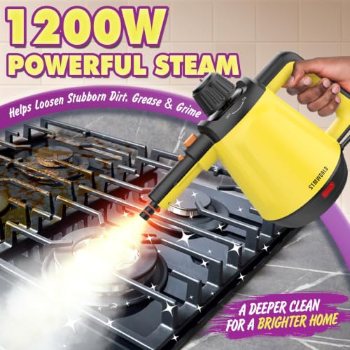 1200W Handheld Steam Cleaner for Home, Pressurized Steamer for Cleaning - view 2